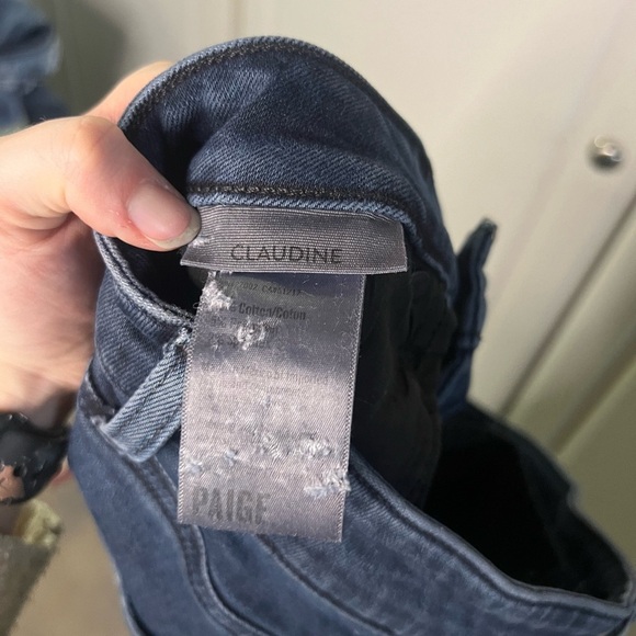 PAIGE Claudine High Rise Ankle Flare Jean in Fidelity - Picture 9 of 9